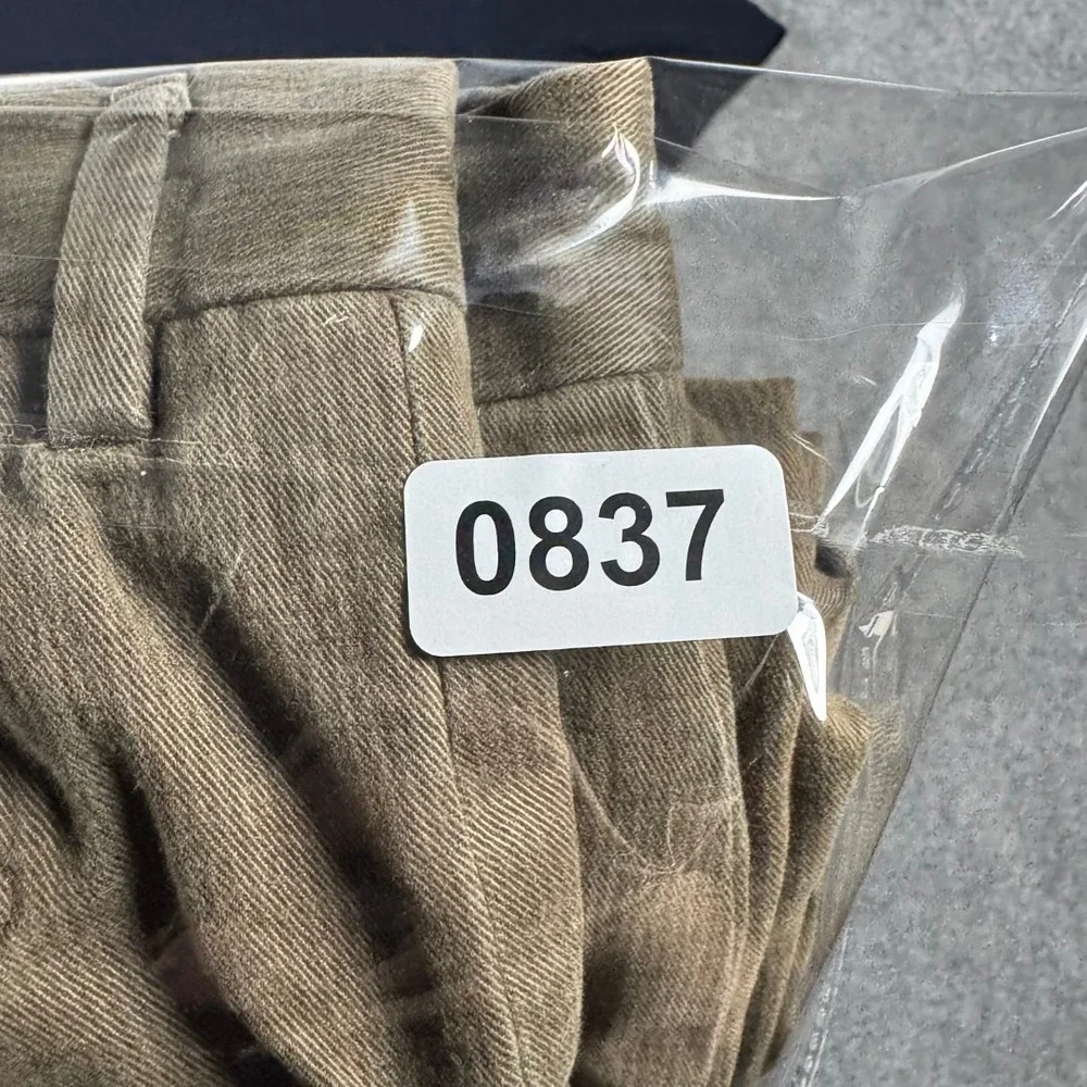 Banana Republic Mens Straight Dress Chino Brown Pants 35x32 Cotton Twill‎ *read*